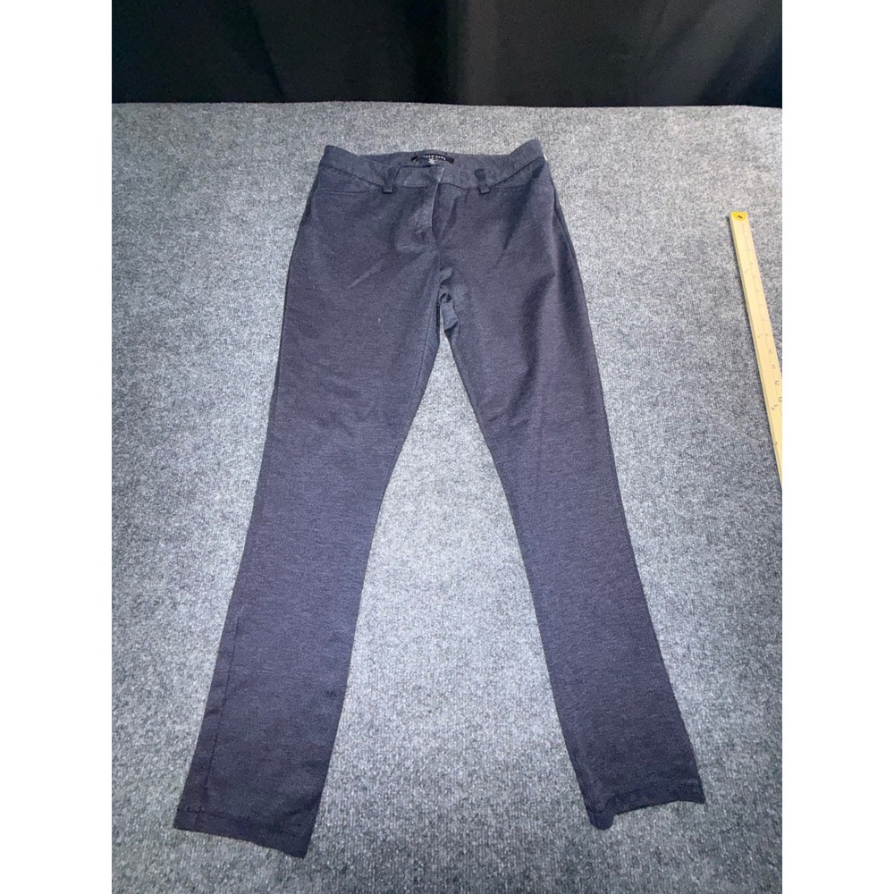 Andrew Marc Womens Dress Pants Size 8 Gray Heather Slim Straight Leg Trousers
